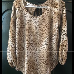 Veronica M Animal Print Top